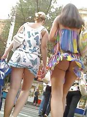 Public Summer Dress Under Skirt