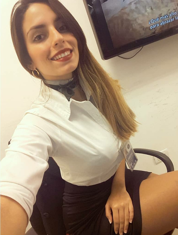 Amazing Girl Latina With Fit Body At Work Before Party Porn And Double Rectal With Mini Tight Skirt