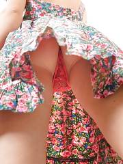 Cute Panties Under Dress