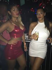 Look At Her Red Mini Skirt Is Ideal To Broke Her Ass And Her Friend With Withe Tight Dress Is So Fuckeable