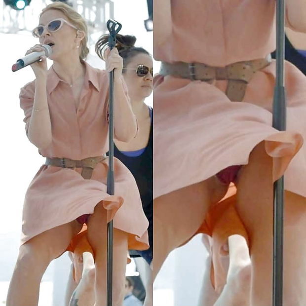 Kylie Minogue Under Skirt